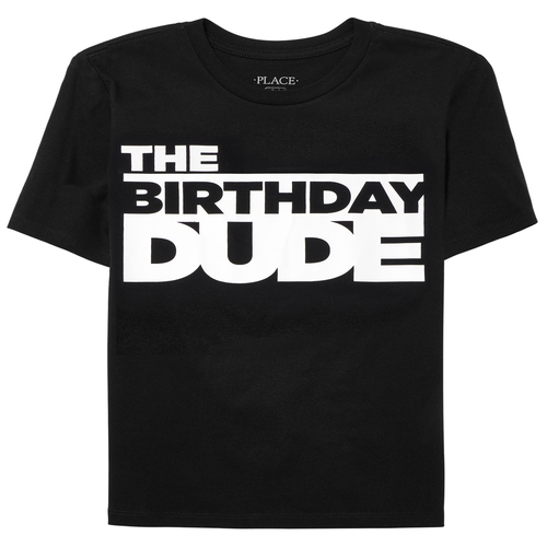 Boys T Shirts The Children S Place Free Shipping - boys short sleeve the birthday dude graphic tee