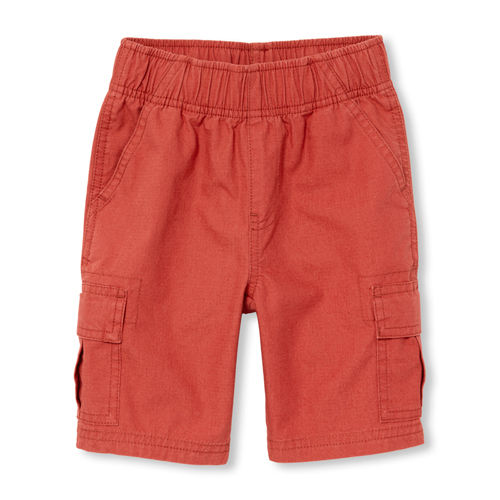 

s Boys Pull On Cargo Shorts - Red - The Children's Place