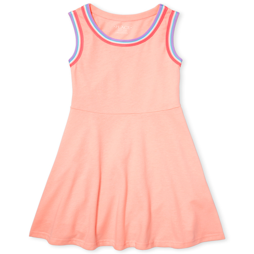 

Girls Track Dress - Pink - The Children's Place