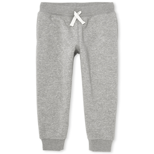 

Boys Boys Uniform Active Fleece Jogger Pants - Gray - The Children's Place