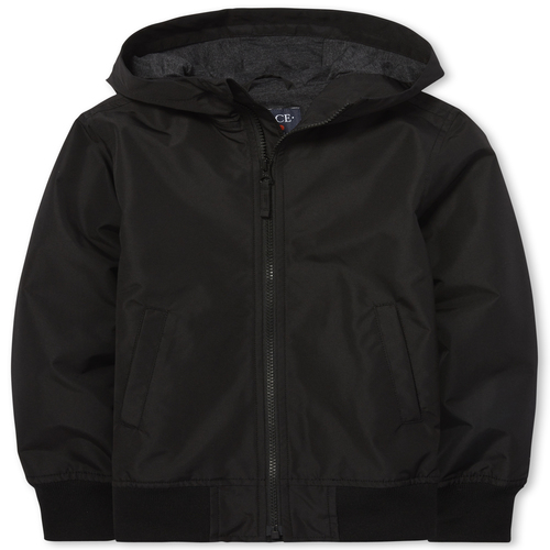 

Boys Boys Uniform Windbreaker - Black - The Children's Place