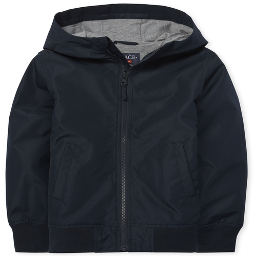 

Boys Boys Uniform Windbreaker - Blue - The Children's Place
