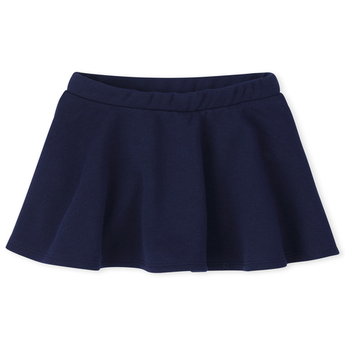 

s Toddler Uniform Active French Terry Skort - Blue - The Children's Place