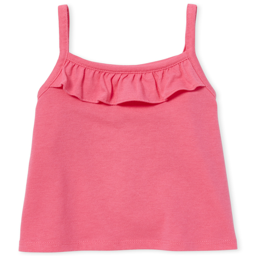 

s Baby And Toddler Matchables Ruffle Tank Top - Pink - The Children's Place