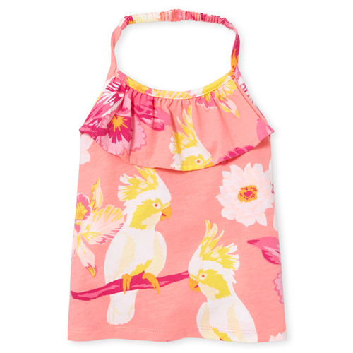 

s Baby And Toddler Mix And Match Print Halter Top - Pink - The Children's Place