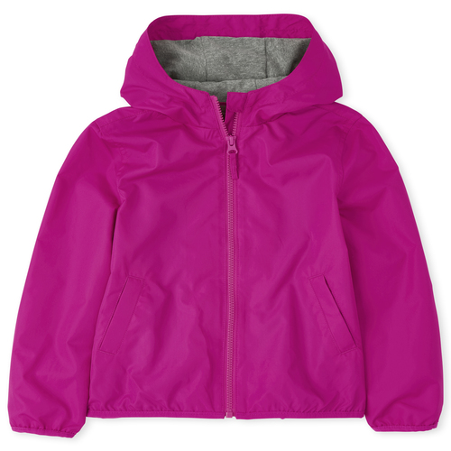 

Girls Uniform Windbreaker Jacket - Pink - The Children's Place