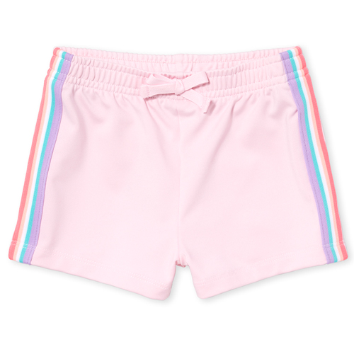 

s Baby And Toddler Side Stripe Shorts - Pink - The Children's Place