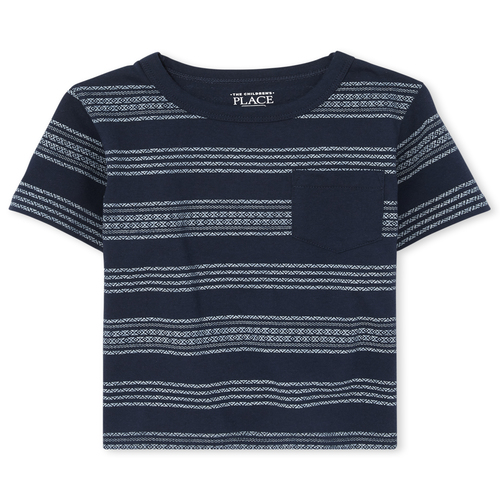 

s Baby And Toddler Boys Pocket Top - Blue - The Children's Place
