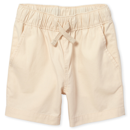 

Newborn Baby And Toddler Boys Pull On Jogger Shorts - Brown - The Children's Place