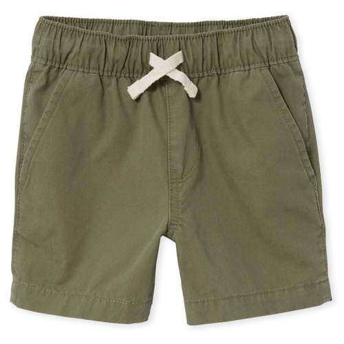 

Newborn Baby And Toddler Boys Pull On Jogger Shorts - Green - The Children's Place