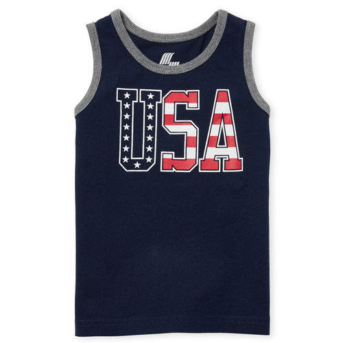 

s Baby And Toddler Boys Americana Mix And Match Tank Top - Blue - The Children's Place