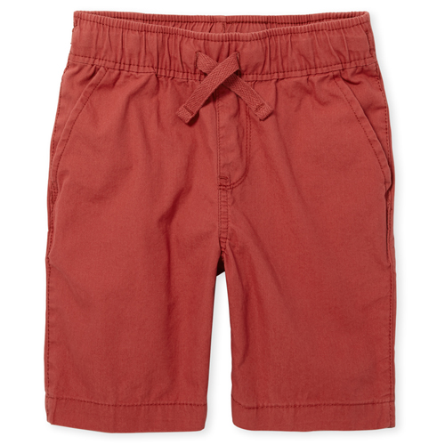 

s Boys Pull On Jogger Shorts - Red - The Children's Place