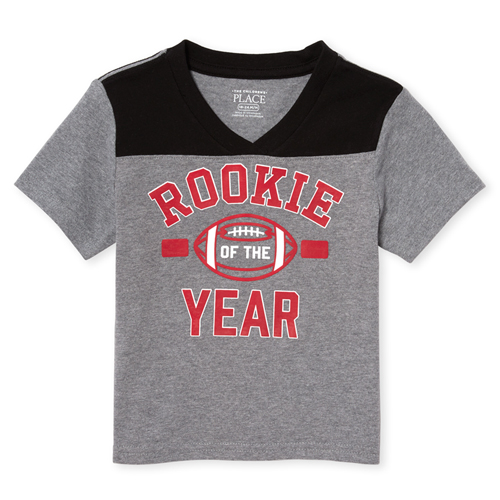 

s Baby And Toddler Boys Mix And Match V-Neck Top - Gray - The Children's Place