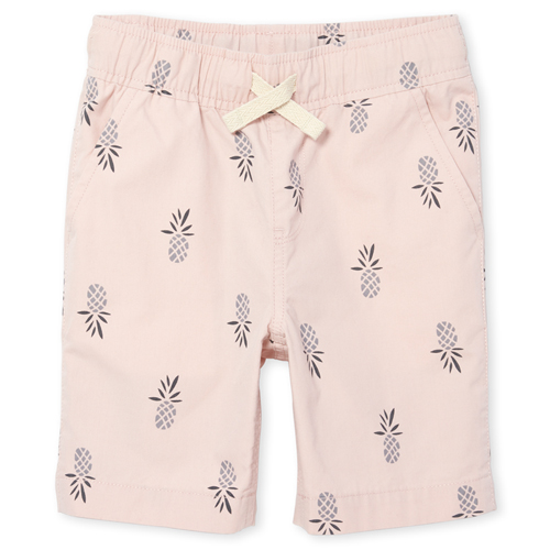 

s Boys Print Pull On Jogger Shorts - Pink - The Children's Place