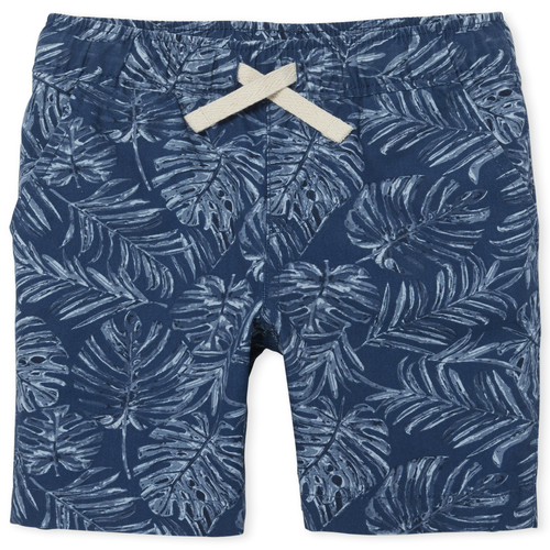 

s Boys Print Pull On Jogger Shorts - Blue - The Children's Place