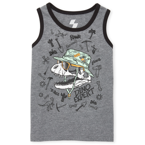 

s Baby And Toddler Boys Mix And Match Tank Top - Gray - The Children's Place