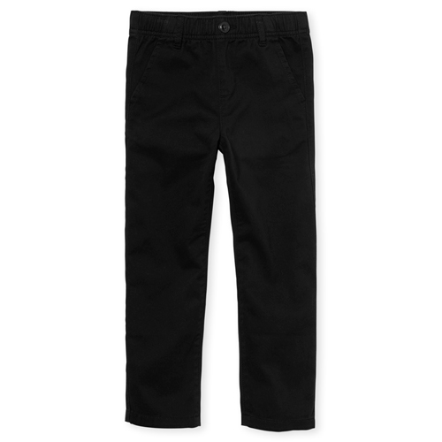

Boys Boys Uniform Pull On Chino Pants - Black - The Children's Place