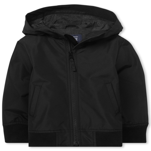 

s Baby And Toddler Boys Uniform Windbreaker Jacket - Black - The Children's Place