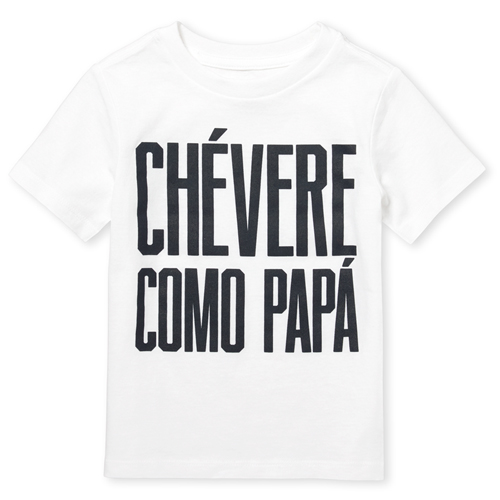 

s Baby And Toddler Boys Papa Graphic Tee - White T-Shirt - The Children's Place