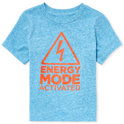 

s Baby And Toddler Boys Energy Graphic Tee - Blue T-Shirt - The Children's Place