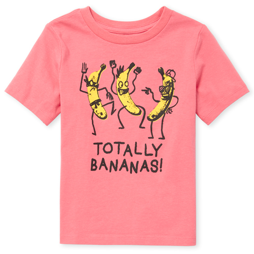 

s Baby And Toddler Boys Bananas Graphic Tee - Orange T-Shirt - The Children's Place