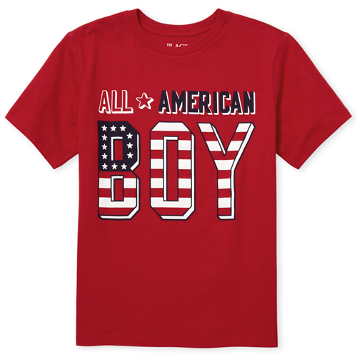 Boys Graphic Tees The Children S Place Free Shipping - boys matching family americana short sleeve all american graphic tee