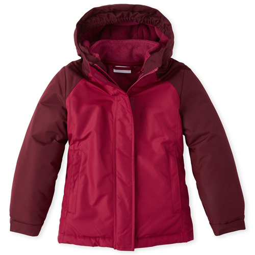 

Girls Colorblock 3 In 1 Jacket - Pink - The Children's Place