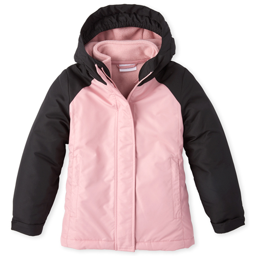 

Girls Colorblock 3 In 1 Jacket - Pink - The Children's Place