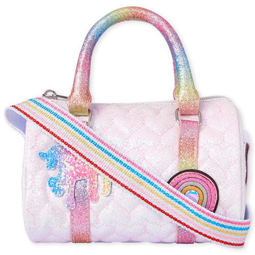 

Girls Unicorn Heart Bag - Purple - The Children's Place