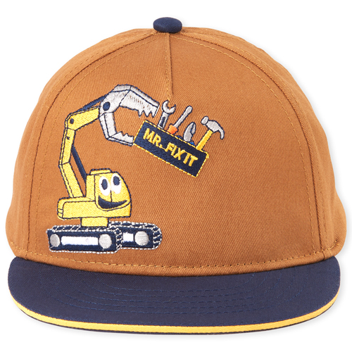 

Baby Boys Toddler Boys Mr Fix It Baseball Hat - Brown - The Children's Place