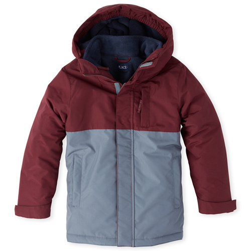 

Boys Boys Colorblock 3 In 1 Jacket - Red - The Children's Place