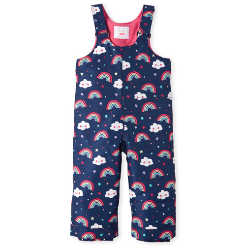 

s Toddler Print Snow Overalls - Blue - The Children's Place