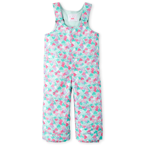 

s Toddler Print Snow Overalls - Blue - The Children's Place