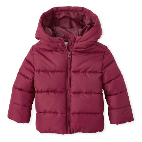 

s Toddler Puffer Jacket - Pink - The Children's Place