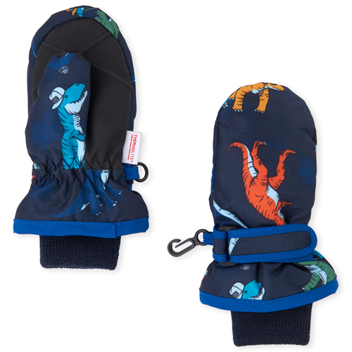 

s Toddler Boys Dino Ski Mittens - Blue - The Children's Place