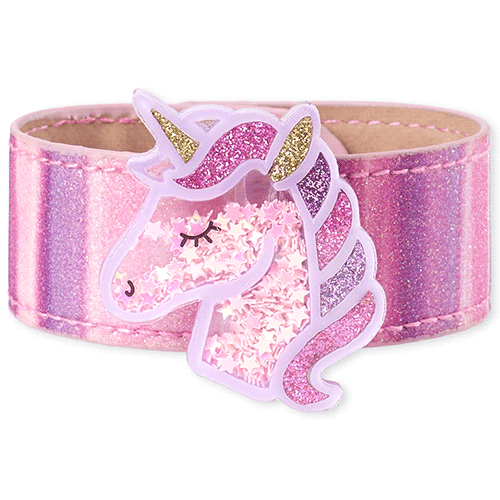

Girls Shakey Unicorn Slap Bracelet - Multi - The Children's Place