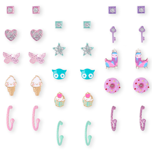 

Girls Butterfly Donut Earrings 15-Pack - Multi - The Children's Place
