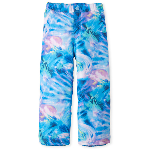 

Girls Tie Dye Snow Pants - Blue - The Children's Place