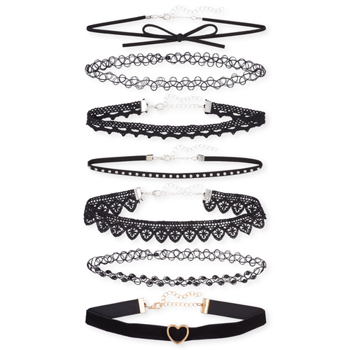 

Girls Lace Choker Necklace 7-Pack - Multi - The Children's Place