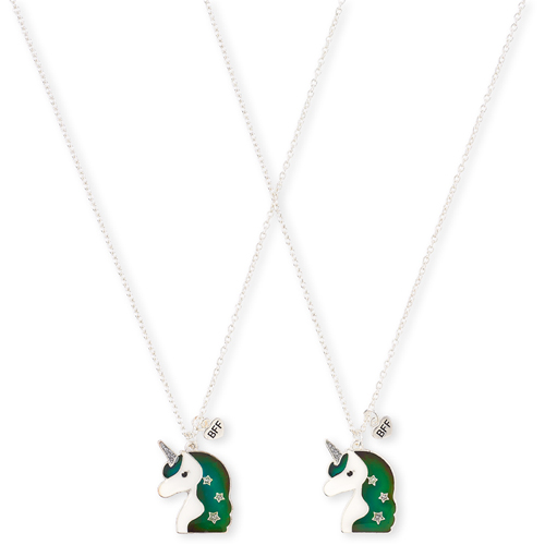 

Girls Mood Unicorn Bff Necklace 2-Pack - Multi - The Children's Place