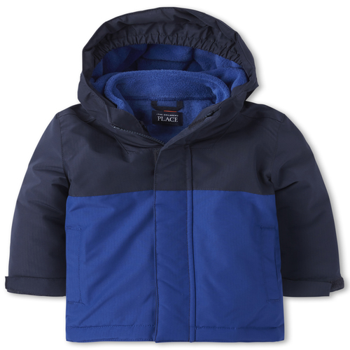 

s Toddler Boys Colorblock 3 In 1 Jacket - Blue - The Children's Place