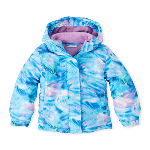 

Girls Print 3 In 1 Jacket - Blue - The Children's Place