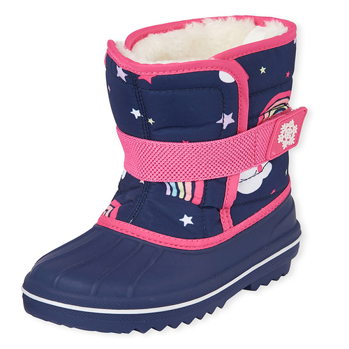 

s Toddler Rainbow Snow Boots - Blue - The Children's Place