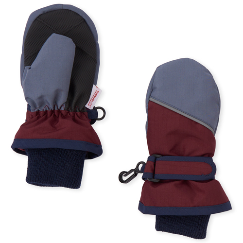 

s Toddler Boys Colorblock Ski Mittens - Red - The Children's Place