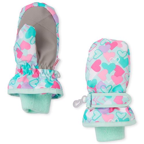 

s Toddler Heart Ski Mittens - Blue - The Children's Place