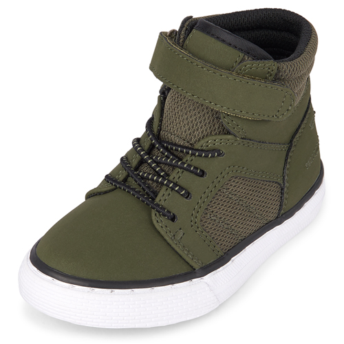 

Baby Boys Toddler Boys Hi Top Sneakers - Green - The Children's Place