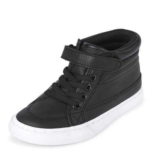 

Baby Boys Toddler Boys Hi Top Sneakers - Black - The Children's Place