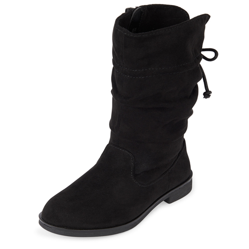 

s Toddler Slouch Boots - Black - The Children's Place
