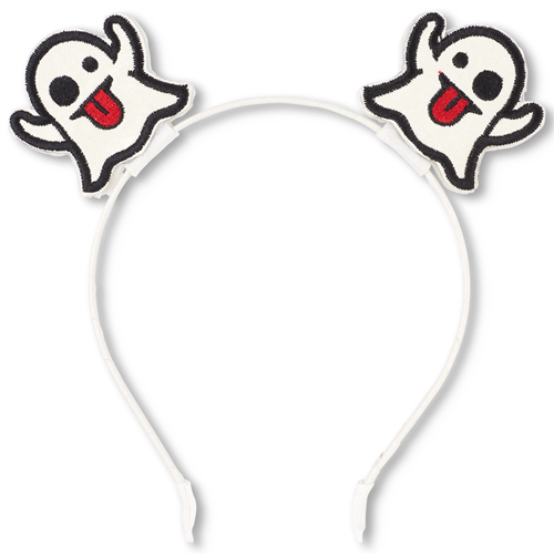 

Girls Halloween Glitter Ghost Headband - White - The Children's Place