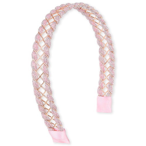 

Girls Ribbon Wire Headband - Pink - The Children's Place